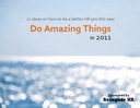 Free eBook: Do Amazing Things in 2011