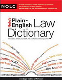 Free Online Book: Nolo’s Plain-English Law Dictionary